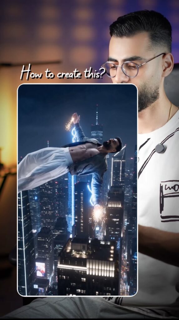 Viral Ai Video Prompts Super Hero in the City