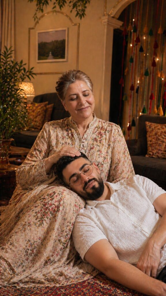 Viral Ai Video Prompts mother's day sleeping on your mother lap